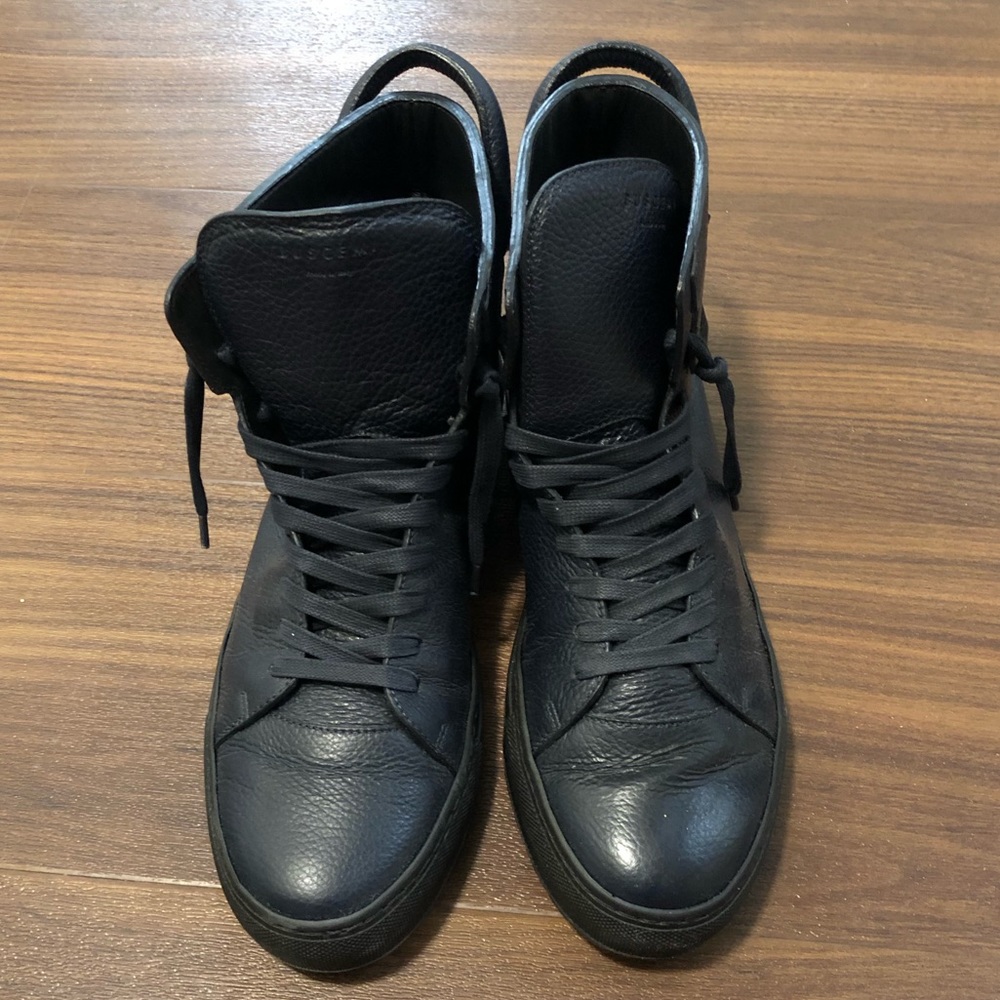 Buscemi hight top leather sneakers